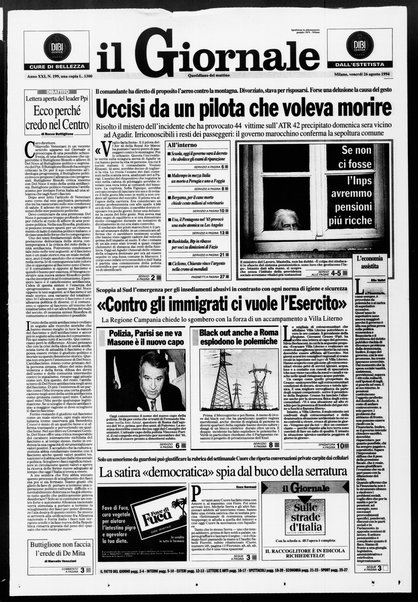 Il giornale : quotidiano del mattino